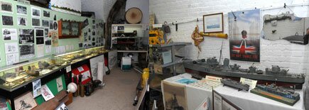 Coalhouse fort museum displays